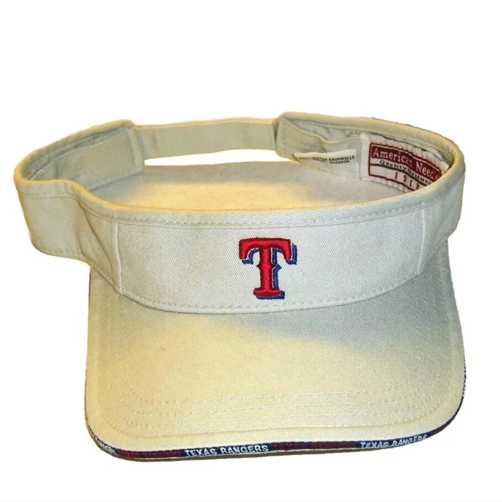 Texas Rangers American Needle Mens Adult Visor Hat Cap T Logo New Mlb